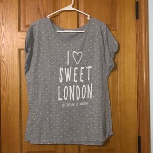 Grey London Short-Sleeved